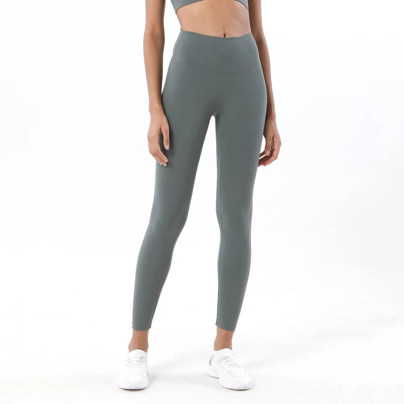 SOISOU Nylon Yoga Pants Gym Leggings Women Girl Fitness Soft Tights