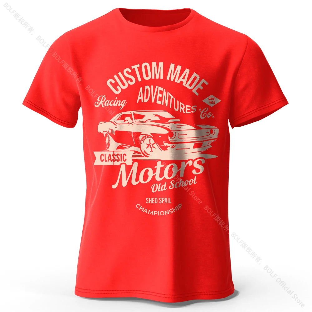 100% Cotton Oversized Vintage Old School Graphic Tees