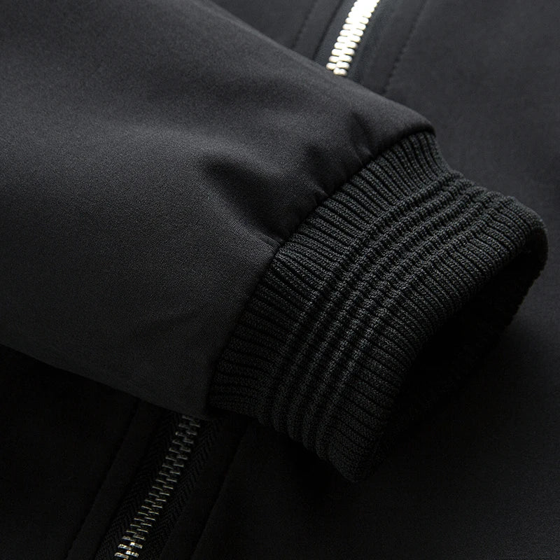 Men Bomber Jacket Thin Slim Long Sleeve baseball Jackets Mens.