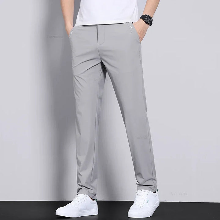 Ultra-thin Elastic Men's Casual Trousers