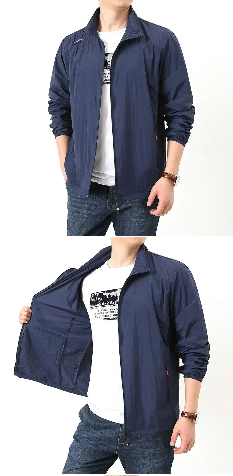 Summer Quick Drying Breathable Jacket Man