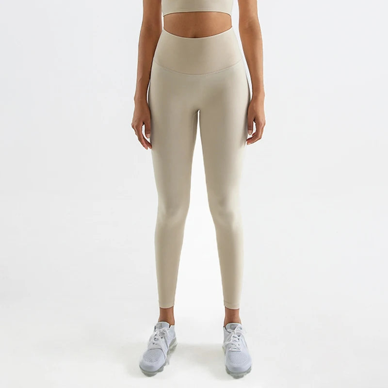 SOISOU Nylon Yoga Pants Gym Leggings Women Girl Fitness Soft Tights