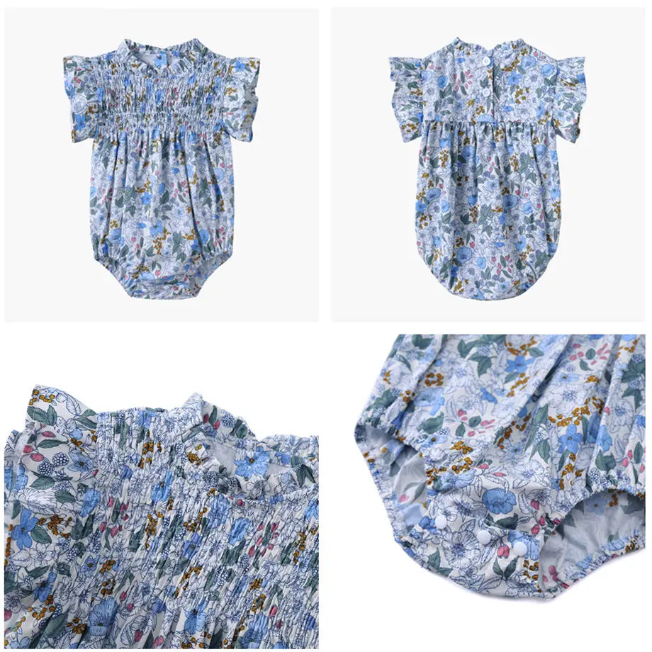 Summer Blue Shabbos collection sister brother matching