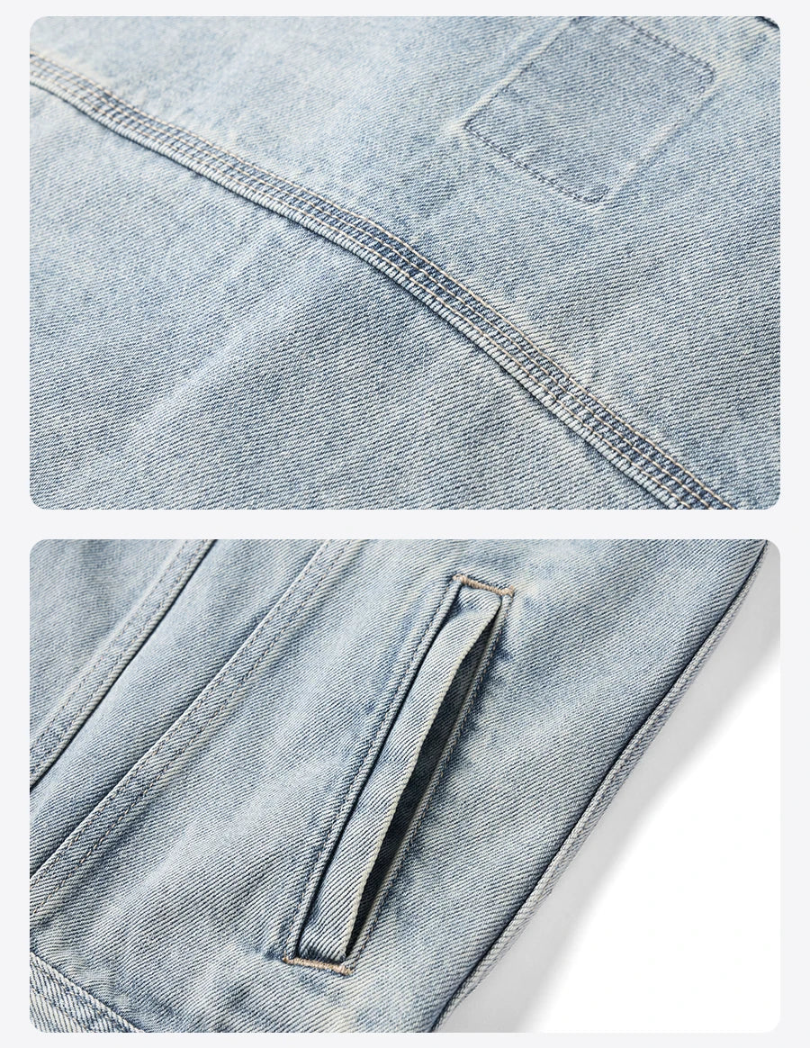SIMWOOD 2025 Autumn New Oversize 12.5oz Classical Denim Jackets