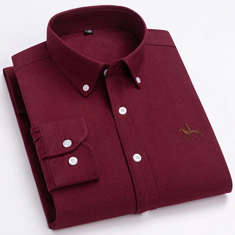 Long Sleeve Casual Business Formal Dress Shirt