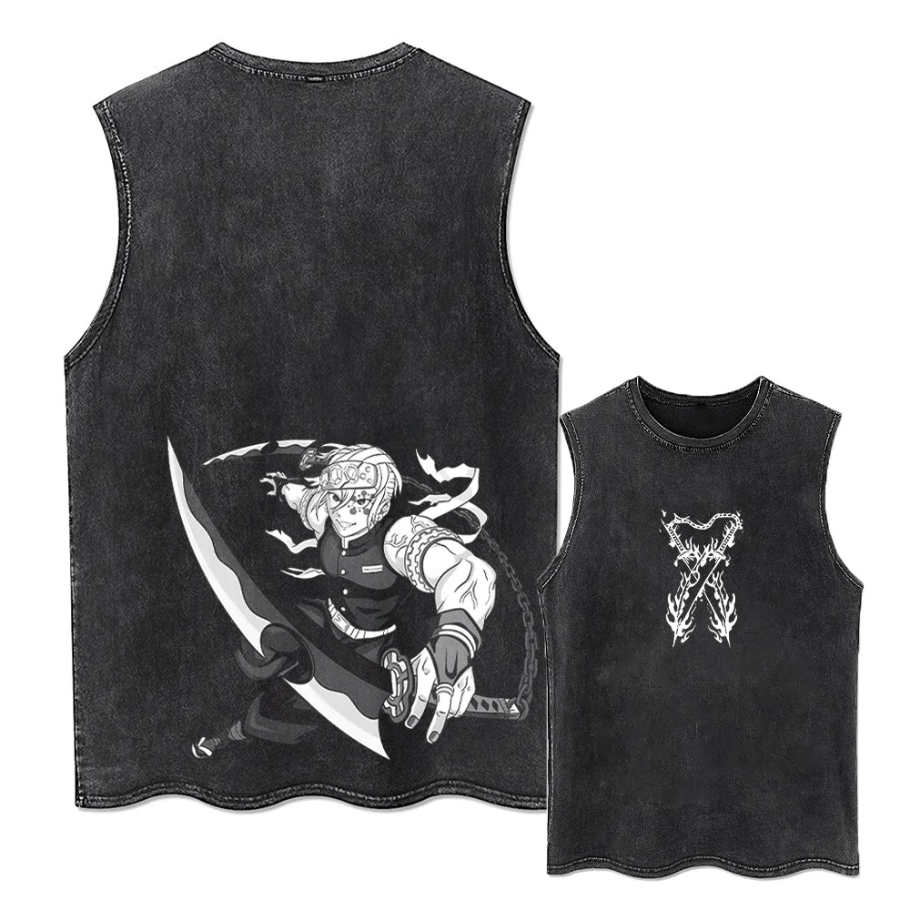 Summer Washed Black Tshirt Harajuku Cotton Tees Tops