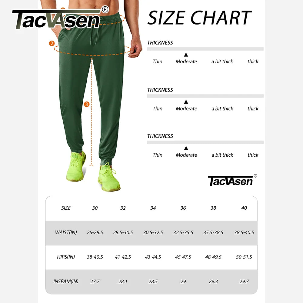TACVASEN Lightweight Sport Pants Mens