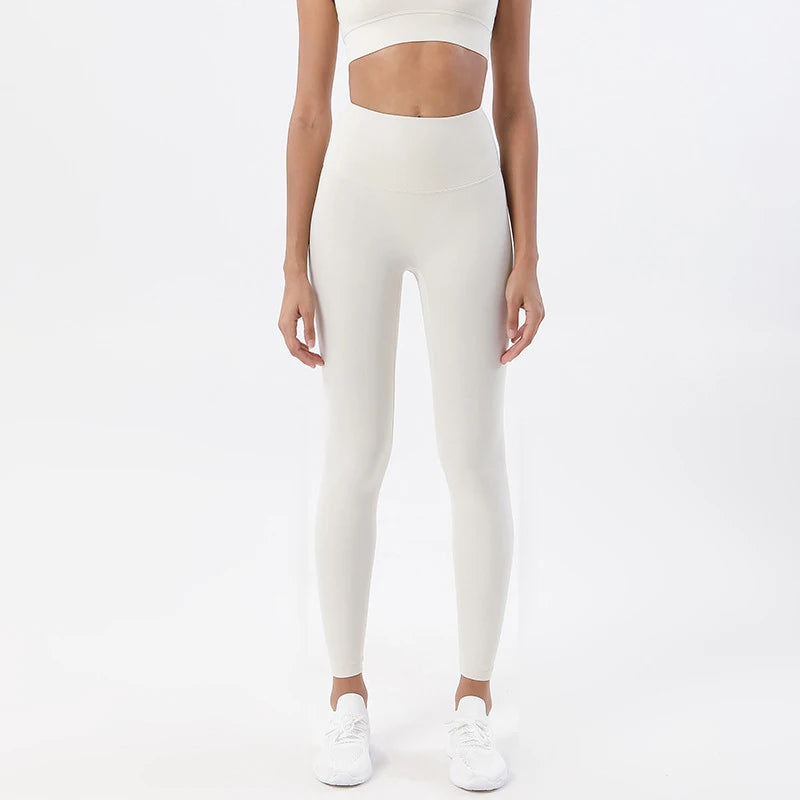 SOISOU Nylon Yoga Pants Gym Leggings Women Girl Fitness Soft Tights
