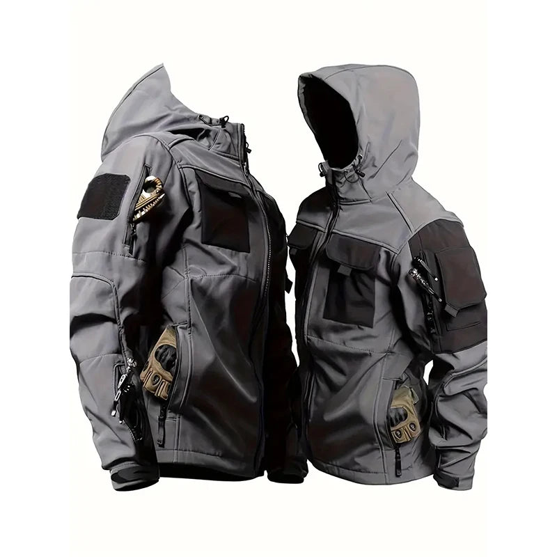 Men Lurker Shark Skin Soft Shell Tactical Jacket Waterproof