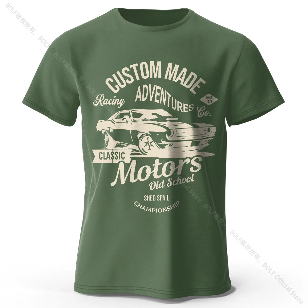 100% Cotton Oversized Vintage Old School Graphic Tees