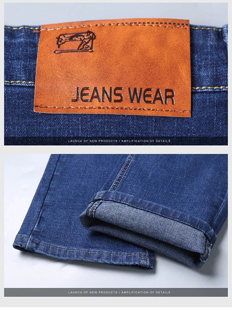New Men Light Luxury Stretch Slim Fit Pants Comfortable Soft