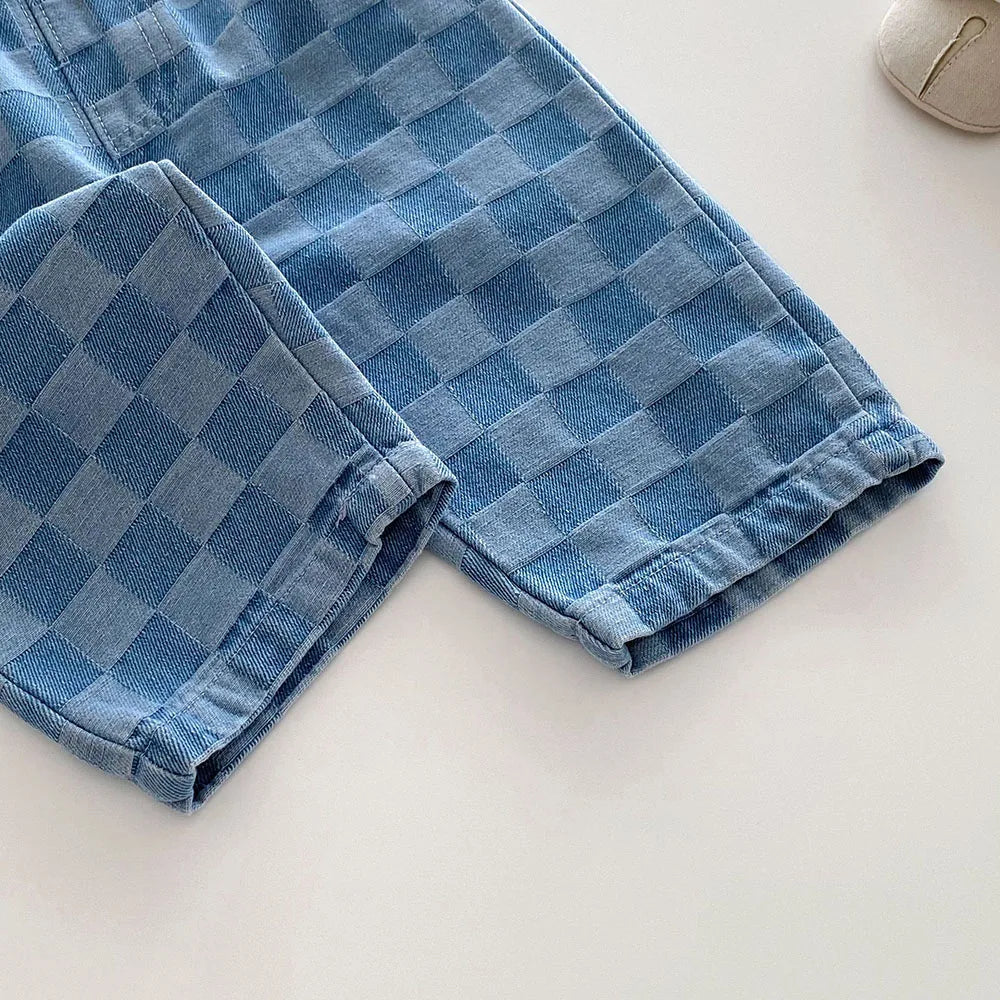 MILANCEL 1-5Y Children Jeans Boys Denim Pants.