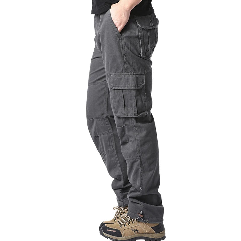 Large Pocket Loose Overalls Men's Outdoor Sports Jogging
