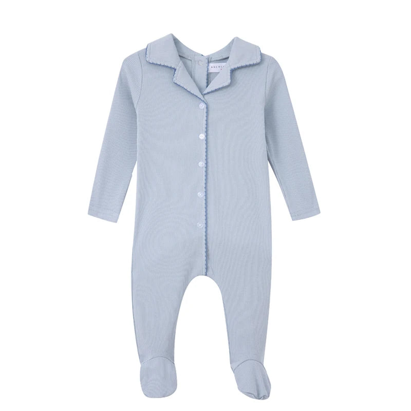 New girl boy set kids fashion clothes baby stretchy with cute collar