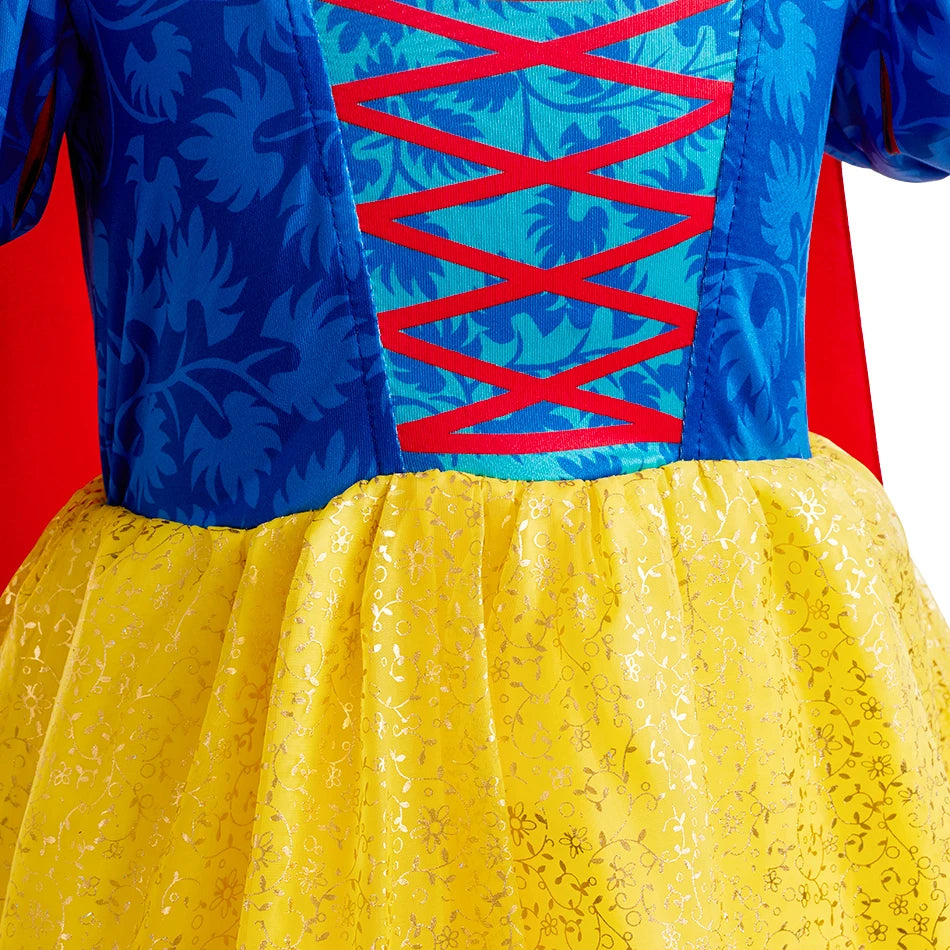 Cinderella Anna Elsa Costume Children Princess Dress for Girls