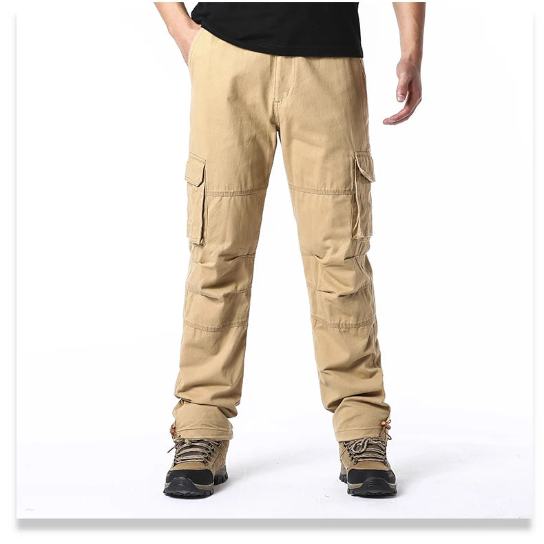 Large Pocket Loose Overalls Men's Outdoor Sports Jogging
