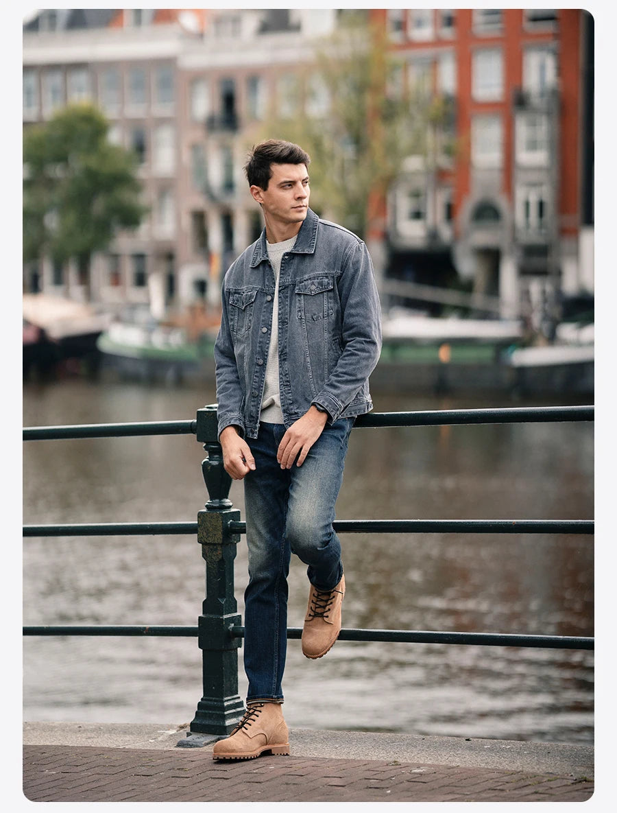 SIMWOOD 2025 Autumn New Oversize 12.5oz Classical Denim Jackets