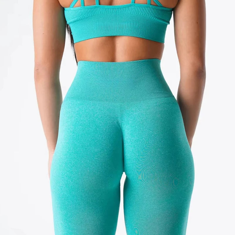 TKITK Pro Seamless Leggings Spandex Woman Fitness Elastic