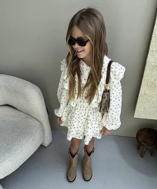 Children Clothing Set INS Russian Girl's Dress.